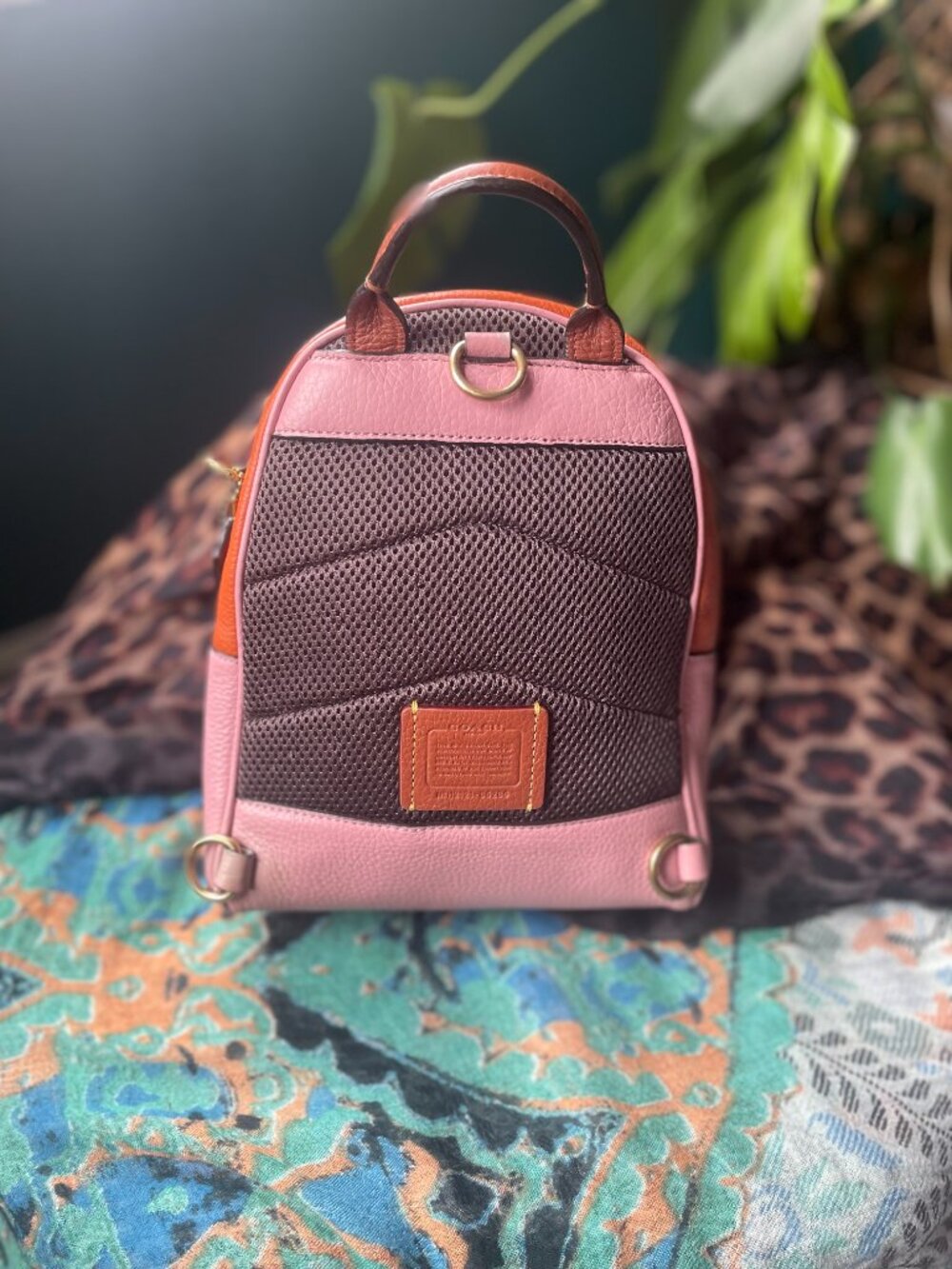 Coach Charter 18 Color Block Mini Backpack - Picture 5 of 6